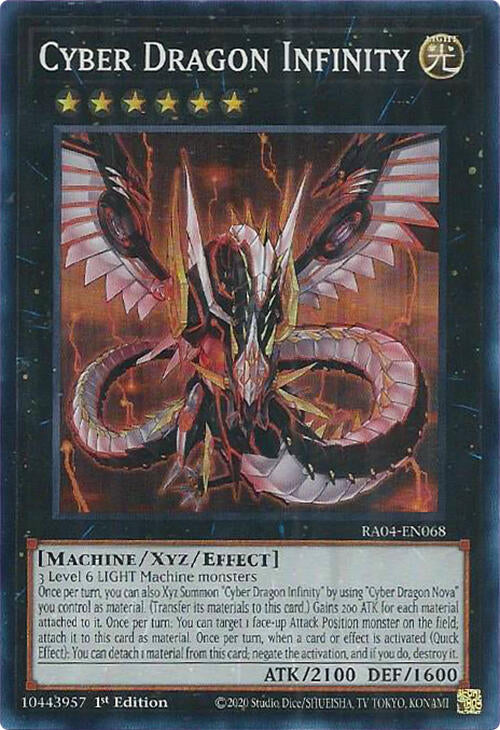 Cyber Dragon Infinity [RA04-EN068] Super Rare | The Time Vault CA