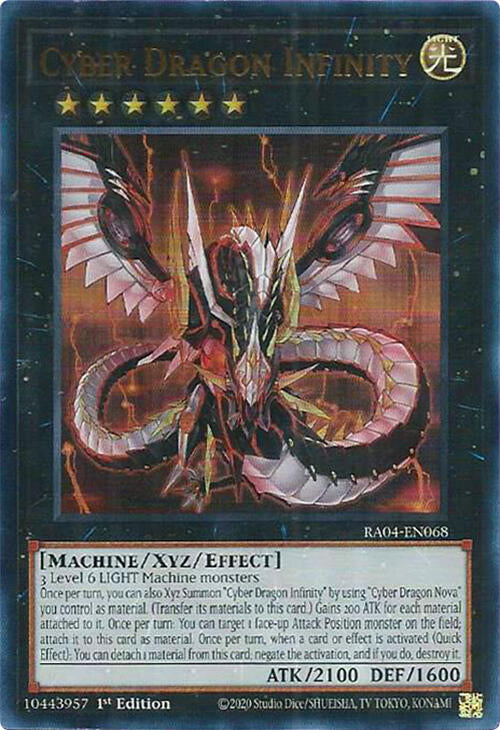Cyber Dragon Infinity [RA04-EN068] Ultra Rare | The Time Vault CA