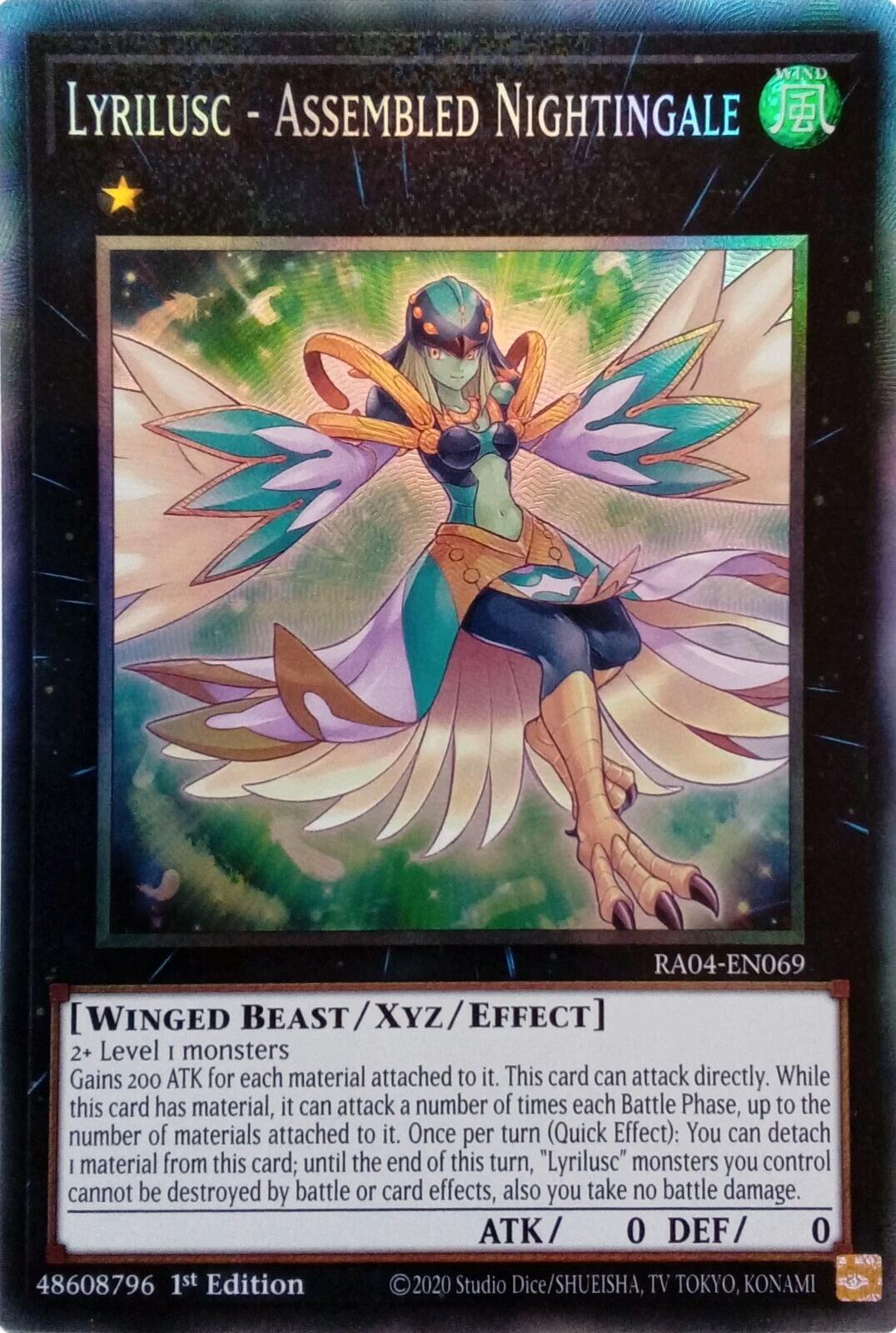 Lyrilusc - Assembled Nightingale [RA04-EN069] Prismatic Collector's Rare | The Time Vault CA