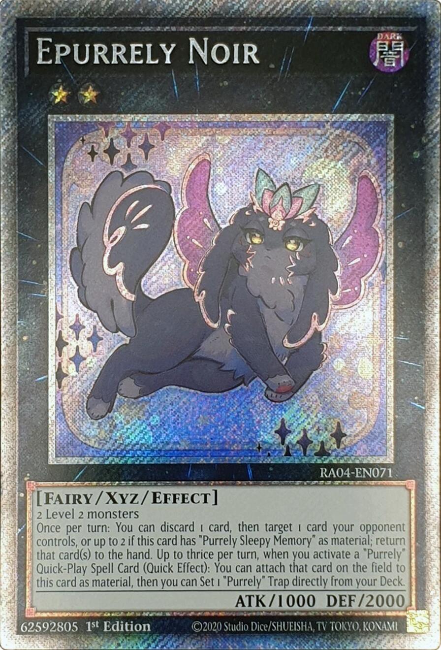 Epurrely Noir [RA04-EN071] Platinum Secret Rare | The Time Vault CA