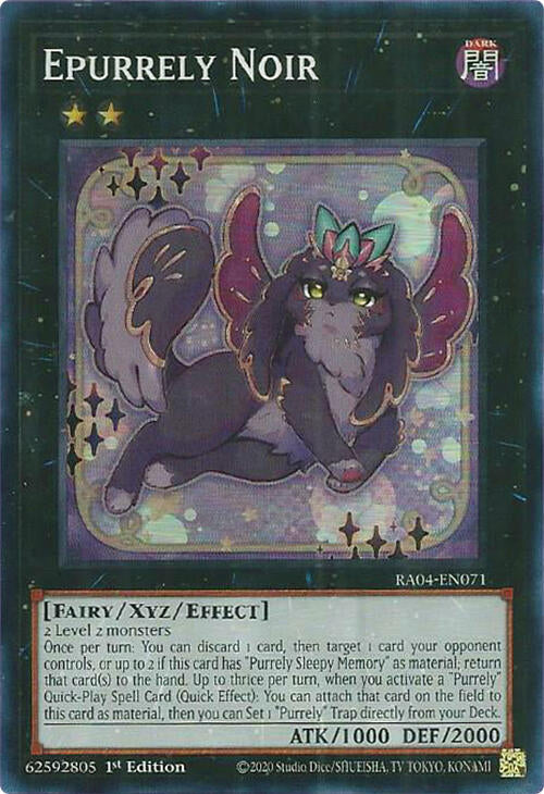 Epurrely Noir [RA04-EN071] Super Rare | The Time Vault CA