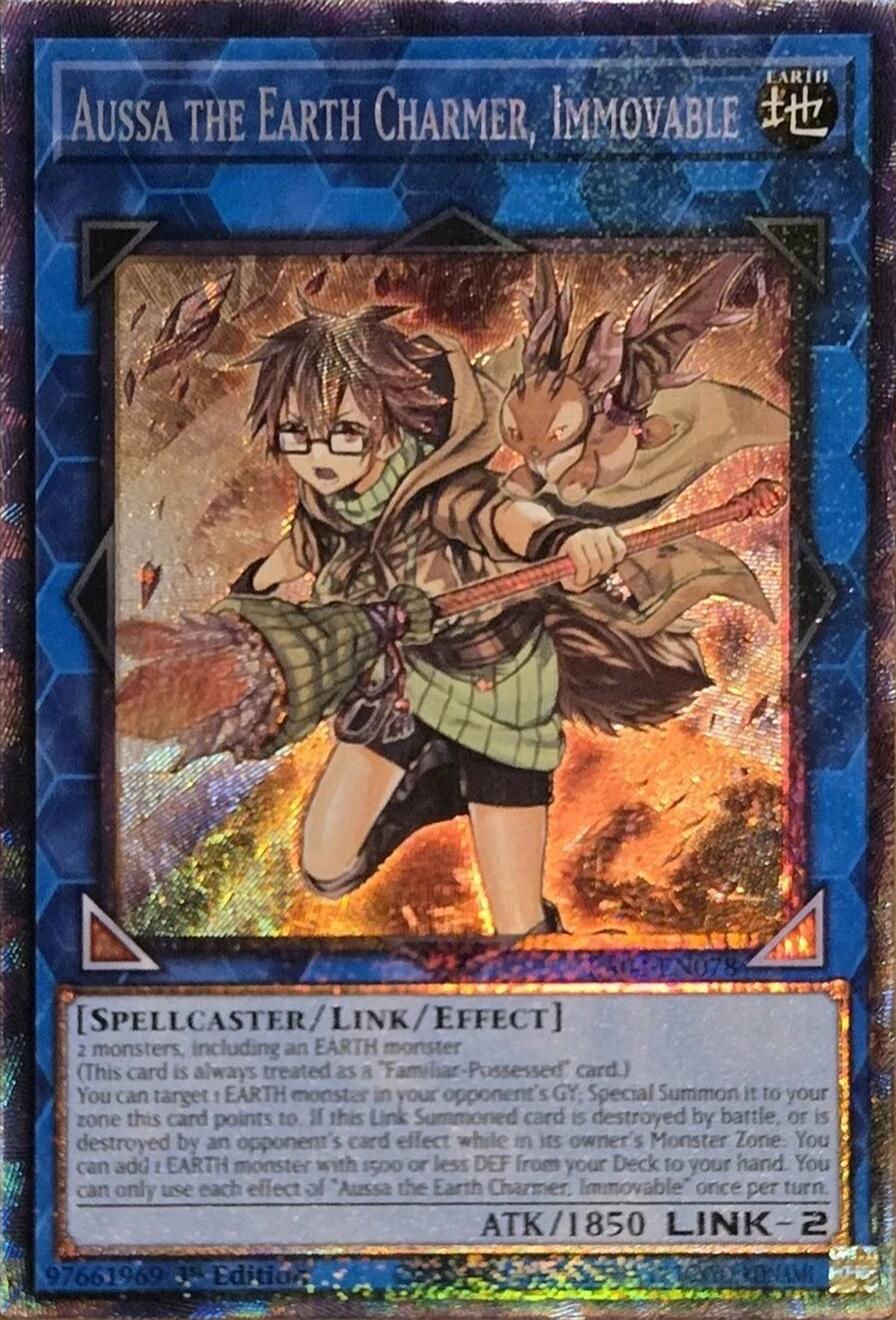 Aussa the Earth Charmer, Immovable [RA04-EN078] Prismatic Collector's Rare | The Time Vault CA