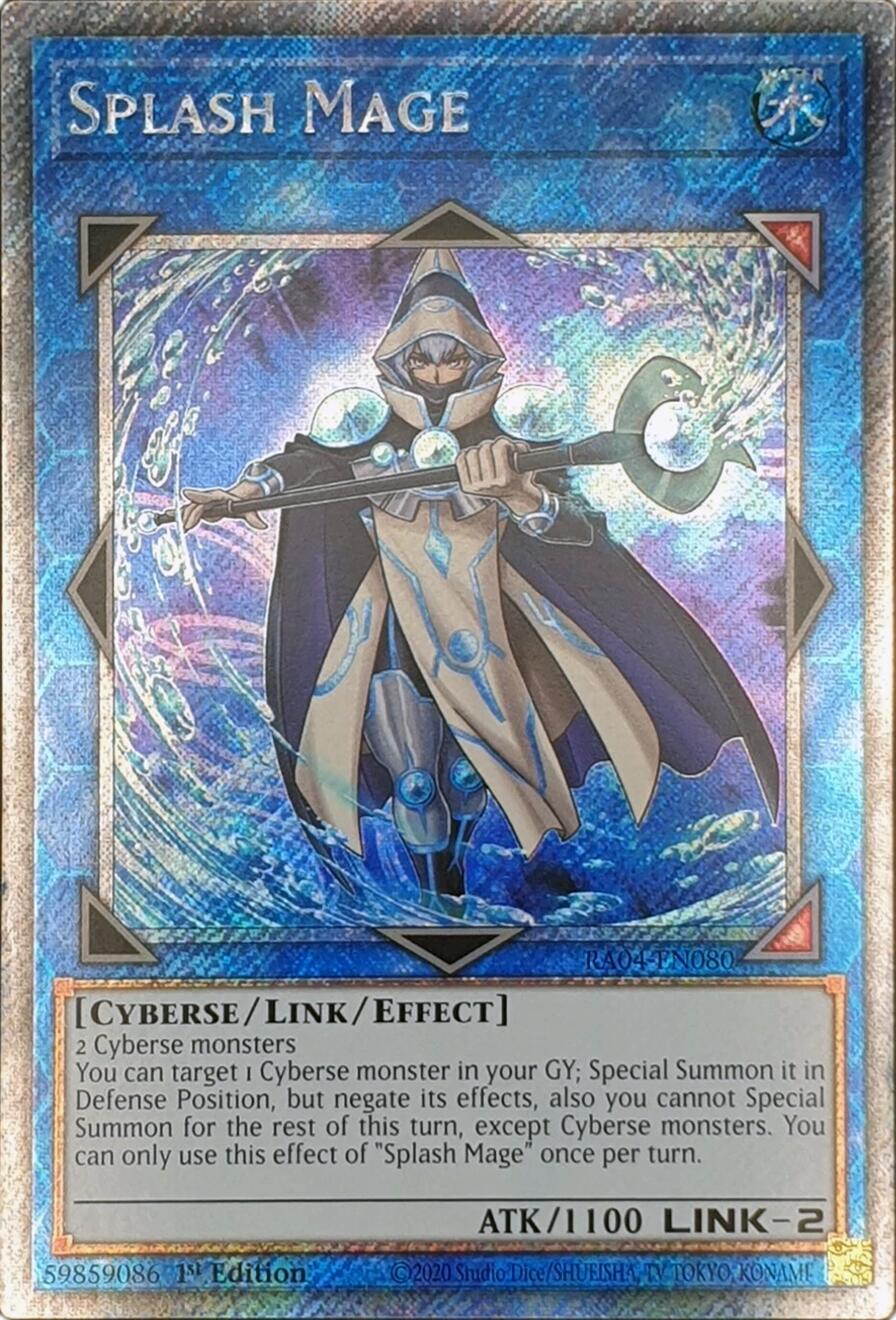 Splash Mage [RA04-EN080] Platinum Secret Rare | The Time Vault CA