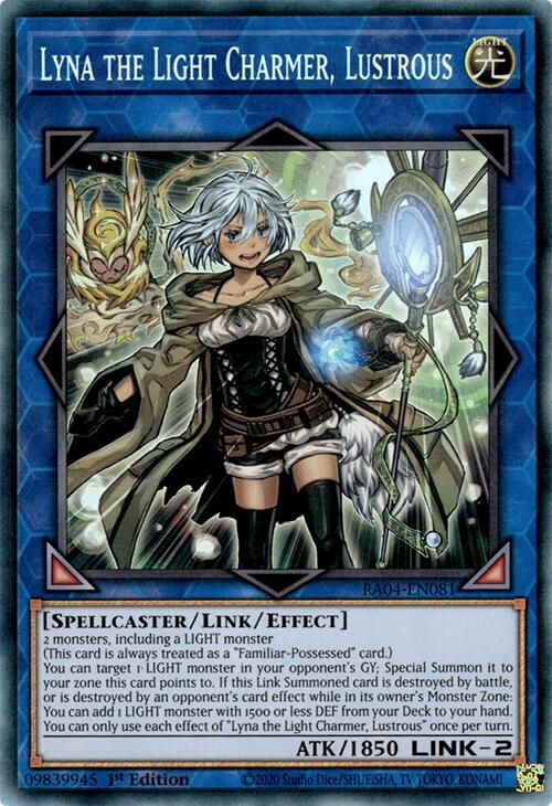 Lyna the Light Charmer, Lustrous [RA04-EN081] Prismatic Collector's Rare | The Time Vault CA