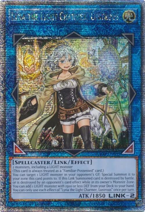 Lyna the Light Charmer, Lustrous [RA04-EN081] Quarter Century Secret Rare | The Time Vault CA
