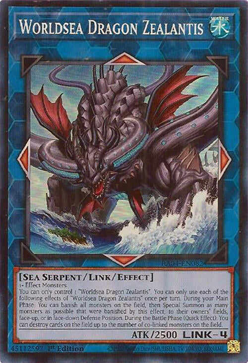Worldsea Dragon Zealantis [RA04-EN082] Super Rare | The Time Vault CA
