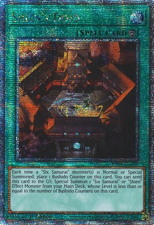 Shien's Dojo [RA04-EN088] Quarter Century Secret Rare | The Time Vault CA