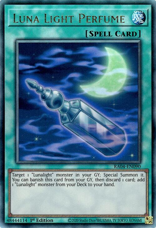 Luna Light Perfume [RA04-EN090] Prismatic Ultimate Rare | The Time Vault CA