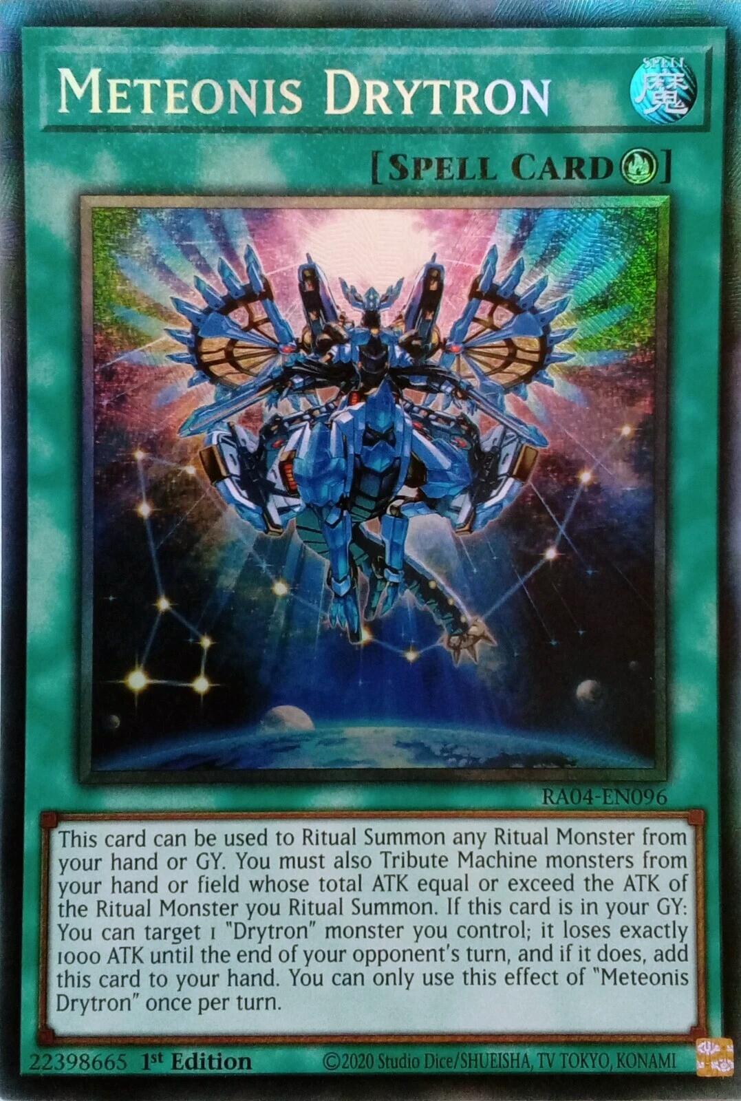Meteonis Drytron [RA04-EN096] Prismatic Collector's Rare | The Time Vault CA