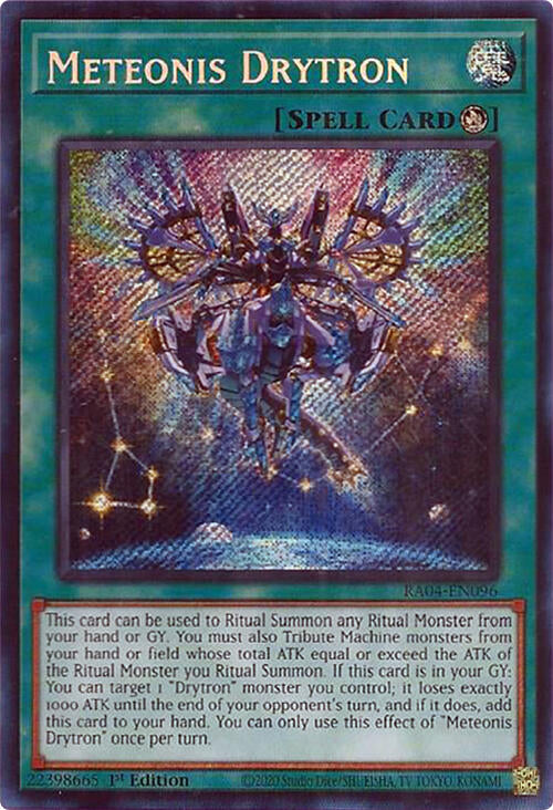 Meteonis Drytron [RA04-EN096] Secret Rare | The Time Vault CA