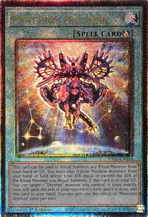 Meteonis Drytron [RA04-EN096] Prismatic Ultimate Rare | The Time Vault CA