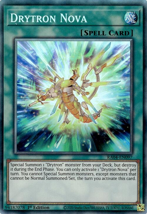 Drytron Nova [RA04-EN097] Prismatic Collector's Rare | The Time Vault CA