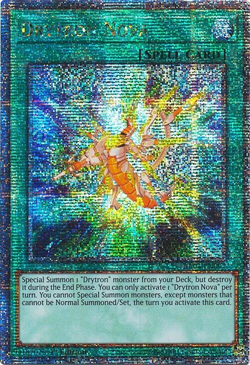 Drytron Nova [RA04-EN097] Quarter Century Secret Rare | The Time Vault CA