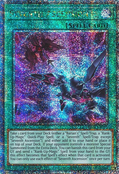 Seventh Ascension [RA04-EN098] Quarter Century Secret Rare | The Time Vault CA