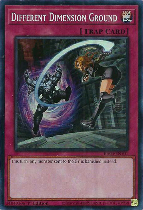 Different Dimension Ground [RA04-EN101] Super Rare | The Time Vault CA