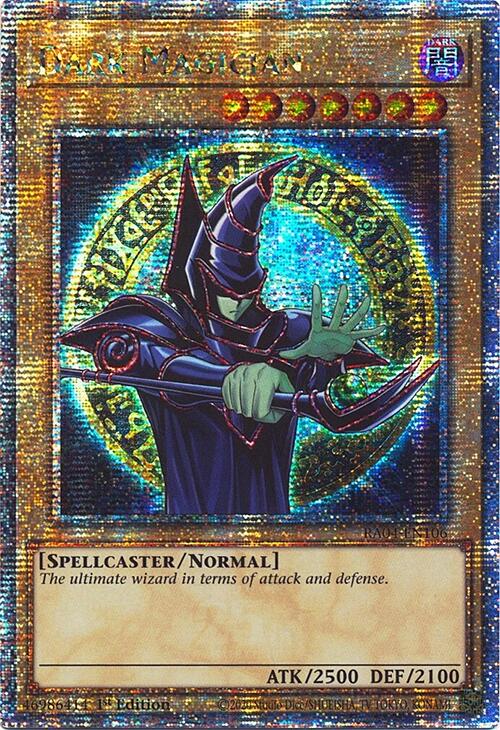 Dark Magician (9th Art) [RA04-EN106] Quarter Century Secret Rare | The Time Vault CA