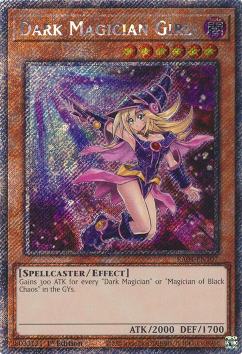 Dark Magician Girl (7th Art) [RA04-EN107] Platinum Secret Rare | The Time Vault CA