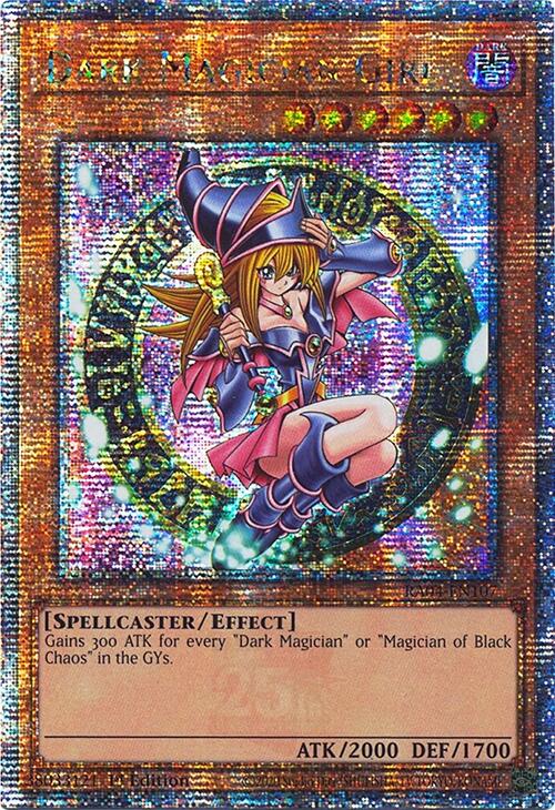 Dark Magician Girl (3rd Art) [RA04-EN107] Quarter Century Secret Rare | The Time Vault CA