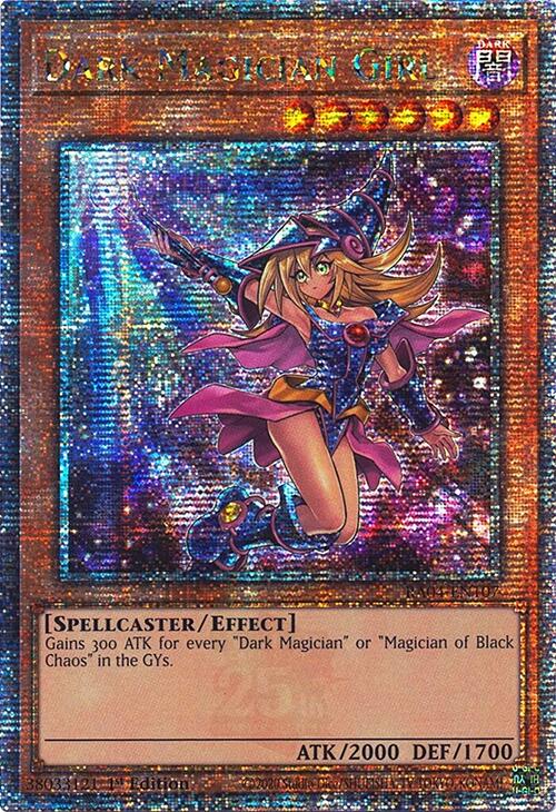 Dark Magician Girl (7th Art) [RA04-EN107] Quarter Century Secret Rare | The Time Vault CA