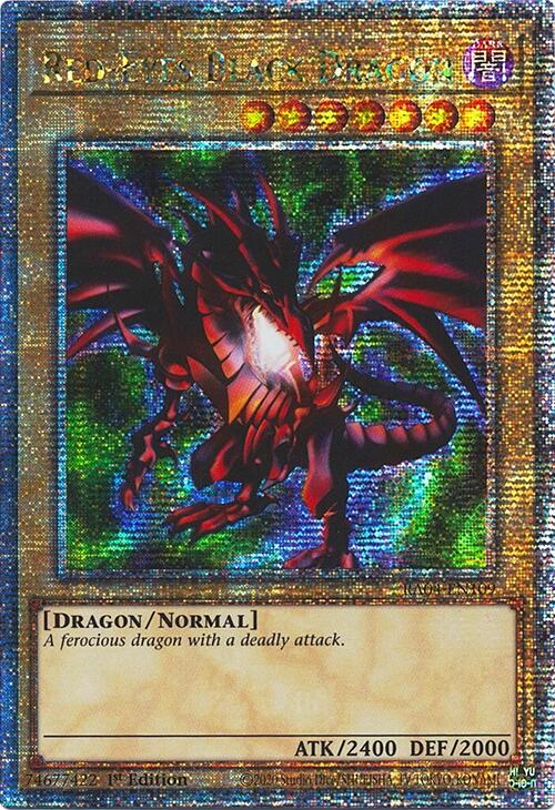 Red-Eyes Black Dragon (4th Art) [RA04-EN109] Quarter Century Secret Rare | The Time Vault CA