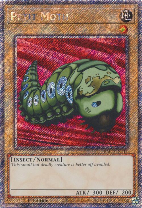 Petit Moth [RA04-EN111] Platinum Secret Rare | The Time Vault CA