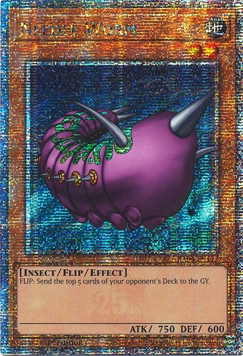 Needle Worm [RA04-EN112] Quarter Century Secret Rare | The Time Vault CA