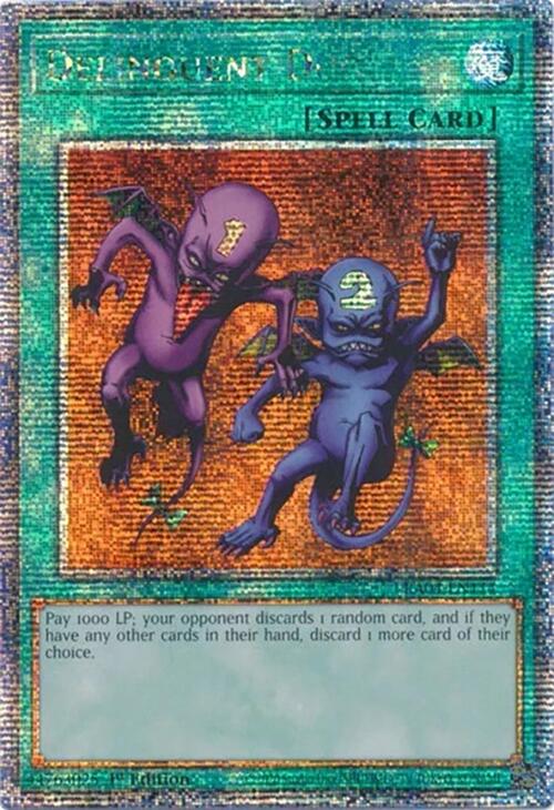 Delinquent Duo [RA04-EN114] Quarter Century Secret Rare | The Time Vault CA