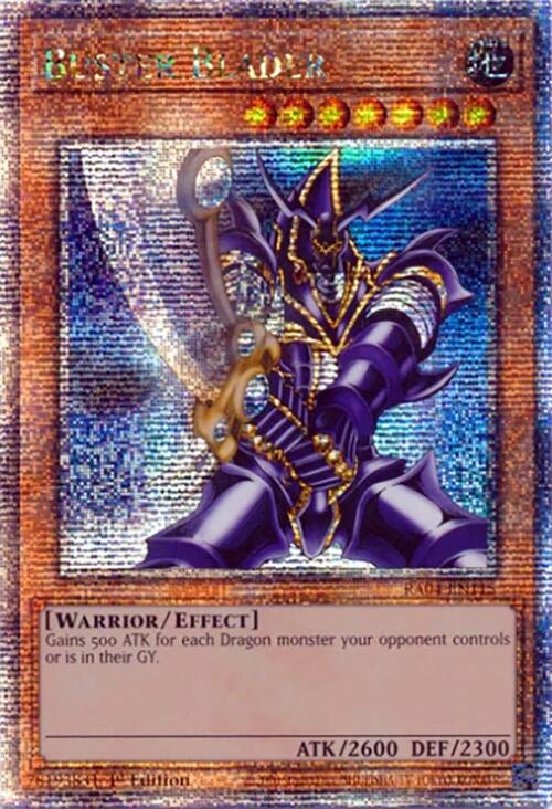 Buster Blader [RA04-EN115] Quarter Century Secret Rare | The Time Vault CA