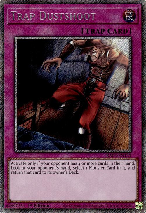 Trap Dustshoot [RA04-EN121] Platinum Secret Rare | The Time Vault CA