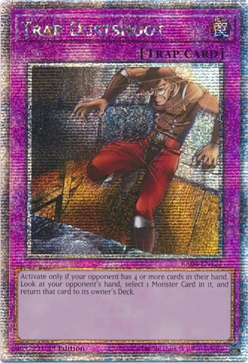 Trap Dustshoot [RA04-EN121] Quarter Century Secret Rare | The Time Vault CA