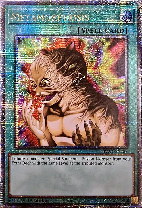 Metamorphosis [RA04-EN123] Quarter Century Secret Rare | The Time Vault CA