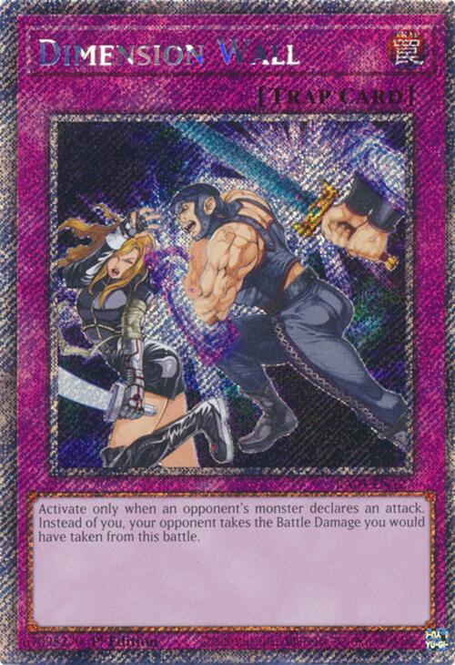 Dimension Wall [RA04-EN127] Platinum Secret Rare | The Time Vault CA