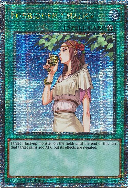 Forbidden Chalice [RA04-EN137] Quarter Century Secret Rare | The Time Vault CA