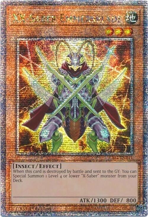 XX-Saber Emmersblade [RA04-EN141] Quarter Century Secret Rare | The Time Vault CA
