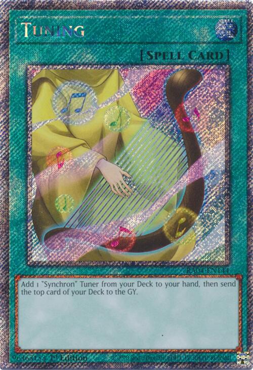 Tuning [RA04-EN144] Platinum Secret Rare | The Time Vault CA