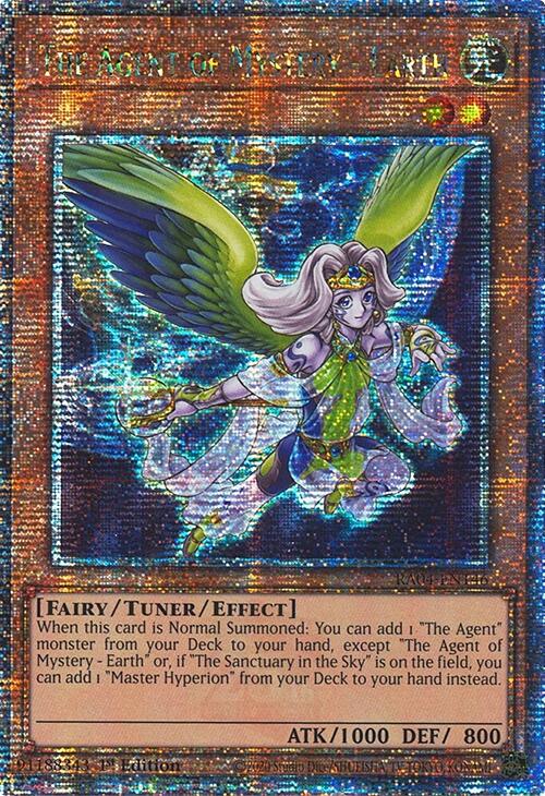 The Agent of Mystery - Earth [RA04-EN146] Quarter Century Secret Rare | The Time Vault CA