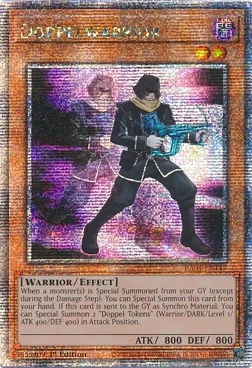 Doppelwarrior [RA04-EN147] Quarter Century Secret Rare | The Time Vault CA