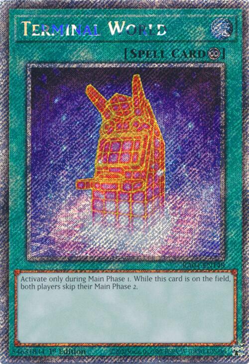 Terminal World [RA04-EN148] Platinum Secret Rare | The Time Vault CA