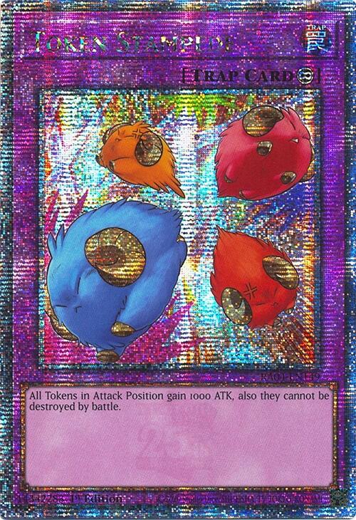 Token Stampede [RA04-EN149] Quarter Century Secret Rare | The Time Vault CA