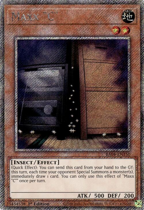 Maxx "C" [RA04-EN150] Platinum Secret Rare | The Time Vault CA