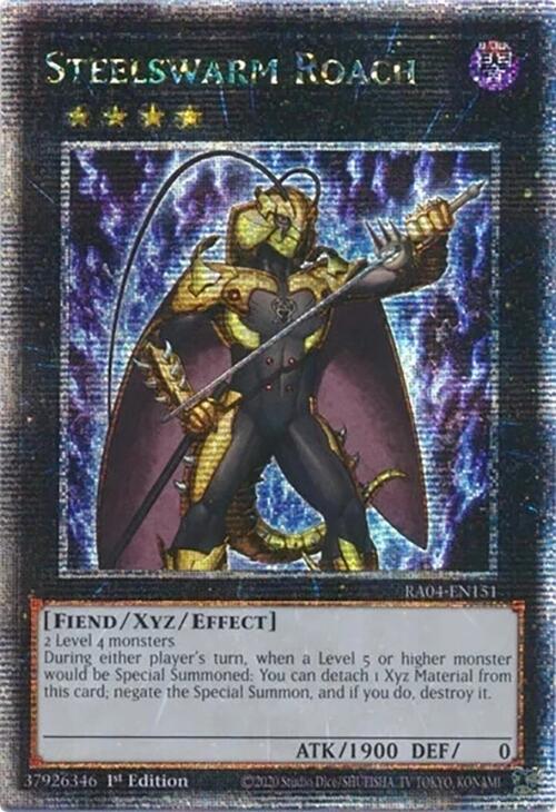 Steelswarm Roach [RA04-EN151] Quarter Century Secret Rare | The Time Vault CA