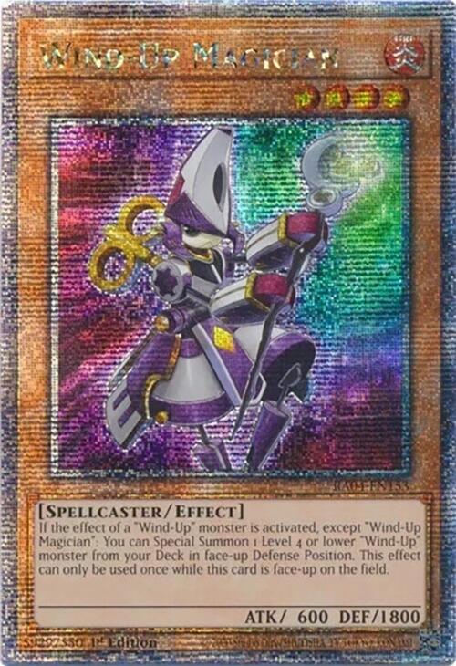 Wind-Up Magician [RA04-EN153] Quarter Century Secret Rare | The Time Vault CA