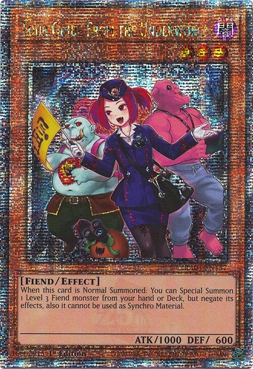 Tour Guide from the Underworld (Alternate Art) [RA04-EN157] Quarter Century Secret Rare | The Time Vault CA
