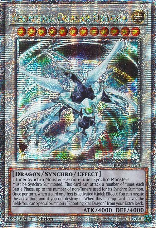 Shooting Quasar Dragon [RA04-EN158] Quarter Century Secret Rare | The Time Vault CA
