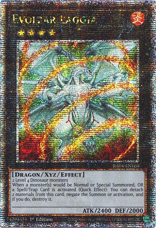 Evolzar Laggia [RA04-EN160] Quarter Century Secret Rare | The Time Vault CA
