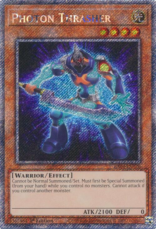 Photon Thrasher [RA04-EN170] Platinum Secret Rare | The Time Vault CA