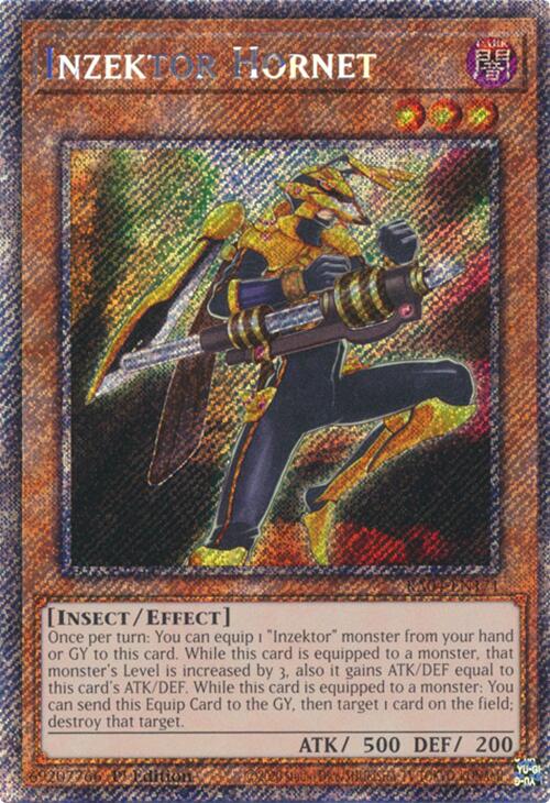 Inzektor Hornet [RA04-EN171] Platinum Secret Rare | The Time Vault CA