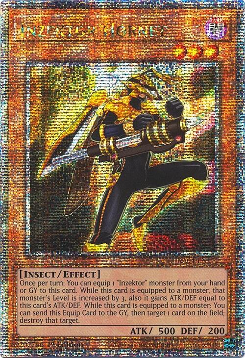 Inzektor Hornet [RA04-EN171] Quarter Century Secret Rare | The Time Vault CA