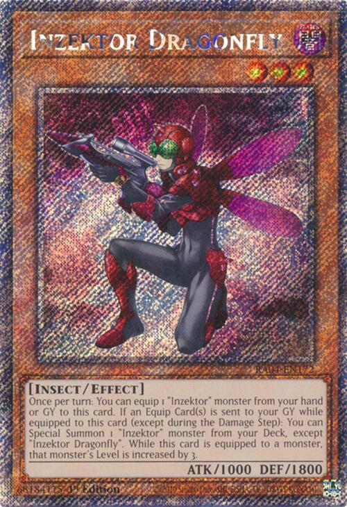 Inzektor Dragonfly [RA04-EN172] Platinum Secret Rare | The Time Vault CA