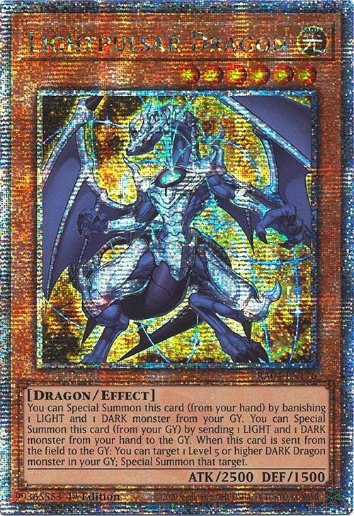 Lightpulsar Dragon [RA04-EN176] Quarter Century Secret Rare | The Time Vault CA